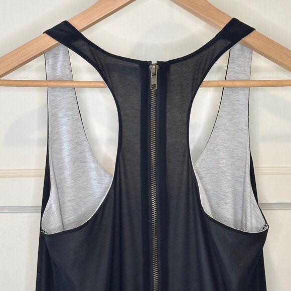 Lucca Couture High-Low Midi Racerback Dress, Black- Size Small - Picture 5 of 10